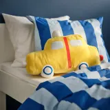 IKEA BARNDRÖM (ИКЕА БАРНДРЁМ) — Подушка, жёлтая/такси 51x30 см — фото 2