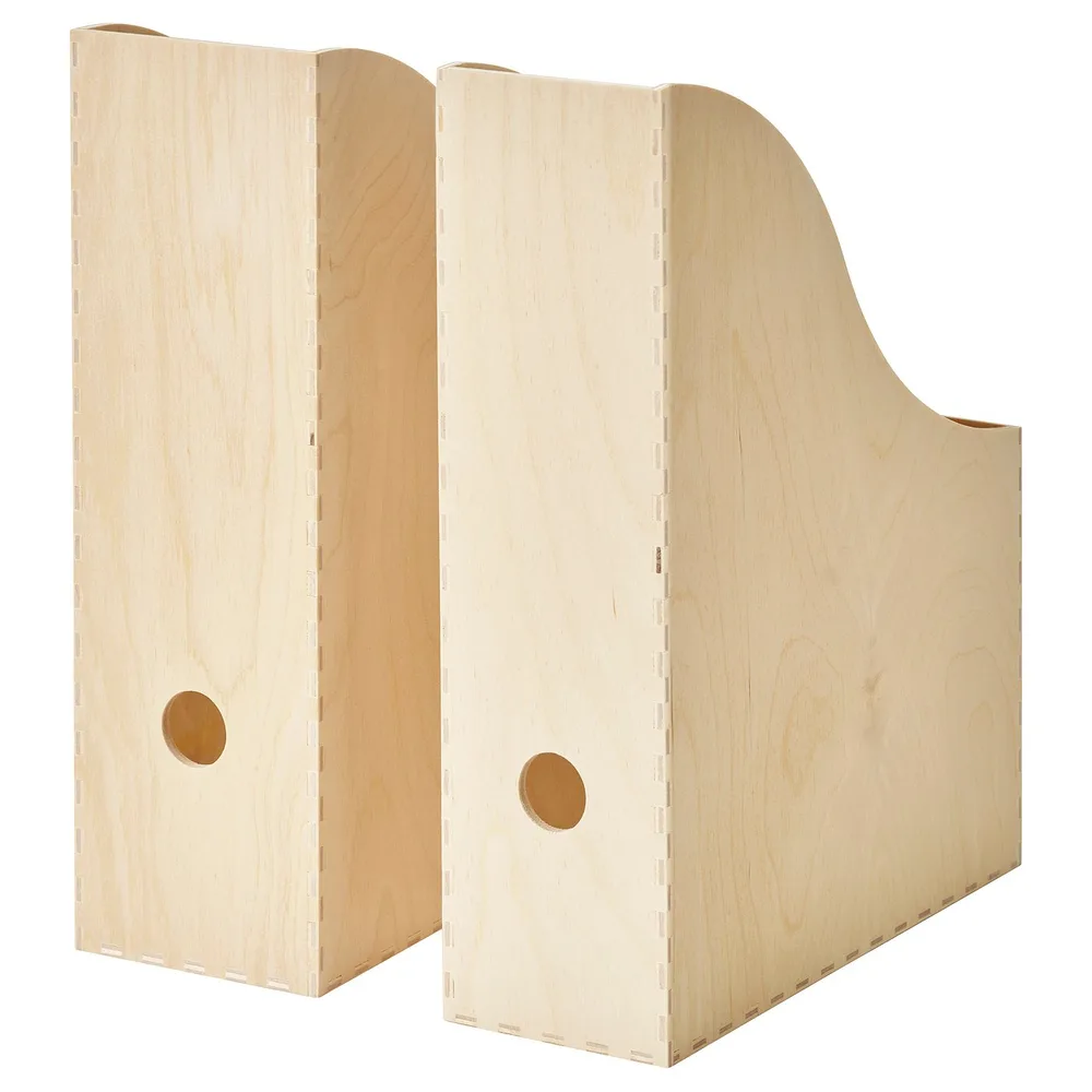 IKEA KNUFF (ИКЕА КНУФФ) — Органайзер для документов, 2 шт., берёзовая фанера