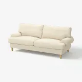 IKEA VALNÄS (ИКЕА ВАЛНЭС) — Чехол на диван 2-местный, Кнэбэк светло-бежевый — фото 2