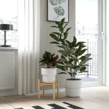 IKEA DAKSJUS (ИКЕА ДАКСЙУС) — Подставка для цветочного горшка, бамбук 28 см — фото 4