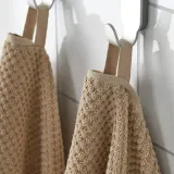 IKEA GULVIAL (ИКЕА ГУЛВИАЛ) — Полотенце банное, бежевое 70x140 см — фото 3