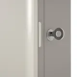 IKEA HUSBYÅN (ИКЕА ХУСБИОН) — Шкафчик настенный, серо-бежевый 28x11x37.5 см — фото 6