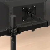 IKEA STUBBERGET (ИКЕА СТУББЕРГЕТ) — Кронштейн для 2 мониторов, чёрный — фото 3