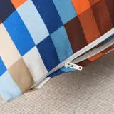 IKEA LÖVNATURSKOG (ИКЕА ЛЁВНАТУРСКОГ) — Наволочка декоративная, коричневый/синий 50x50 см — фото 5