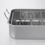 IKEA BAKTIDER (ИКЕА БАКТИДЕР) — Форма для запекания с решёткой, нержавеющая сталь 40x32 см — фото 2