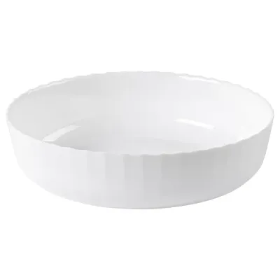 IKEA FISKTÄRNA (ИКЕА ФИСКТЭРНА) — Форма жаропрочная, белая 26 см