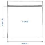 IKEA ISTAD (ИКЕА ИСТАД) — Пакет струнный, фрукты/овощи чёрный 1 л — фото 7