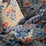 IKEA SÄTERVIDE (ИКЕА СЭТЕРВИДЕ) — Пододеяльник и 2 наволочки, разноцветный цветочный узор 200x200/50x60 см — фото 2
