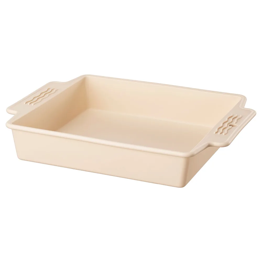 IKEA BAKTIDER (ИКЕА БАКТИДЕР) — Форма для выпечки, светло-бежевая 25x25 см