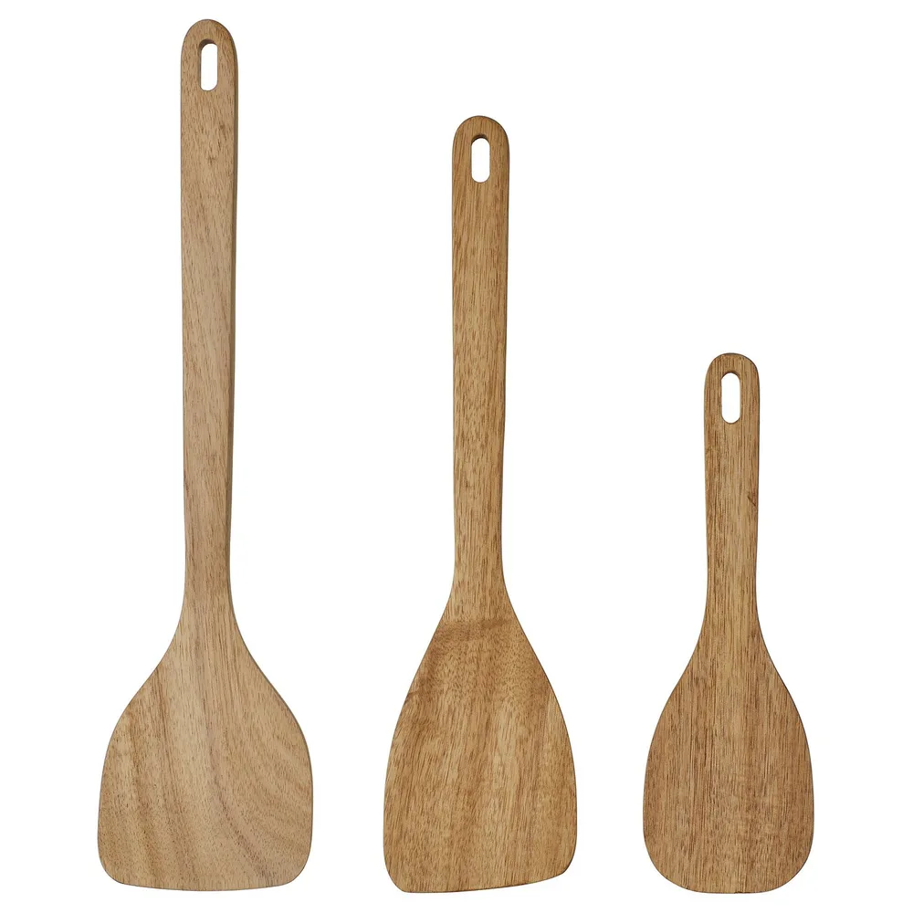 IKEA MAJFISK (ИКЕА МАЙФИСК) — Кухонные приборы, 3 шт., акация