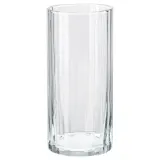 IKEA PÄRLGLADA (ИКЕА ПЭРЛГЛАДА) — Ваза, прозрачное стекло 18 см — фото 1