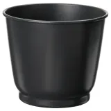 IKEA BROKTRAST (ИКЕА БРОКТРАСТ) — Кашпо для цветов, для дома и улицы/тёмно-серое 9 см — фото 1