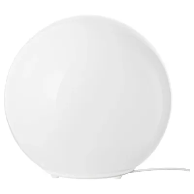 IKEA FADO (ИКЕА ФАДО) — Лампа настольная, белая 25 см