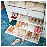 IKEA KOMPLEMENT (ИКЕА КОМПЛИМЕНТ) — Выдвижная полка для обуви, белая 50x58 см — фото 4