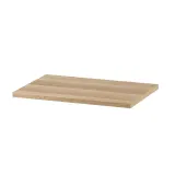IKEA KOMPLEMENT (ИКЕА КОМПЛИМЕНТ) — Полка, имитация дуба, беленого белым, 50x35 см — фото 1