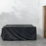 IKEA TOSTERÖ (ИКЕА ТОСТЕРЁ) — Чехол для мебели, комплект для обеденной зоны, чёрный, 215x135 см — фото 5