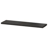 IKEA BESTÅ (ИКЕА БЕСТО) — Полка, чёрно-коричневый 56x16 см — фото 1