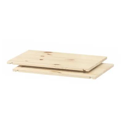 IKEA TROFAST (ИКЕА ТРУФАСТ) — Полка, светлая сосна, беленая белым, 30 см