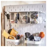 IKEA SKÅDIS (ИКЕА СКОДИС) — Контейнер с крышкой, белый — фото 5