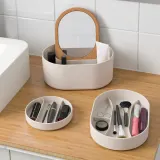 IKEA SAXBORGA (ИКЕА САКСБОРГА) — Коробка с зеркальной крышкой, пластик пробка 24х17 см — фото 2