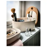 IKEA SAXBORGA (ИКЕА САКСБОРГА) — Коробка с зеркальной крышкой, пластик пробка 24х17 см — фото 7