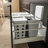 IKEA HÅLLBAR (ИКЕА ХОЛЛБАР) — Ведро с крышкой, светло-серый 10 л — фото 6