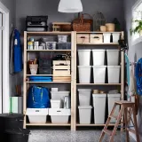 IKEA HÅLLBAR (ИКЕА ХОЛЛБАР) — Ведро с крышкой, светло-серый 10 л — фото 8