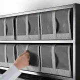 IKEA SKUBB (ИКЕА СКУББ) — Коробка для обуви, темно-серый 22х34х16 см — фото 2