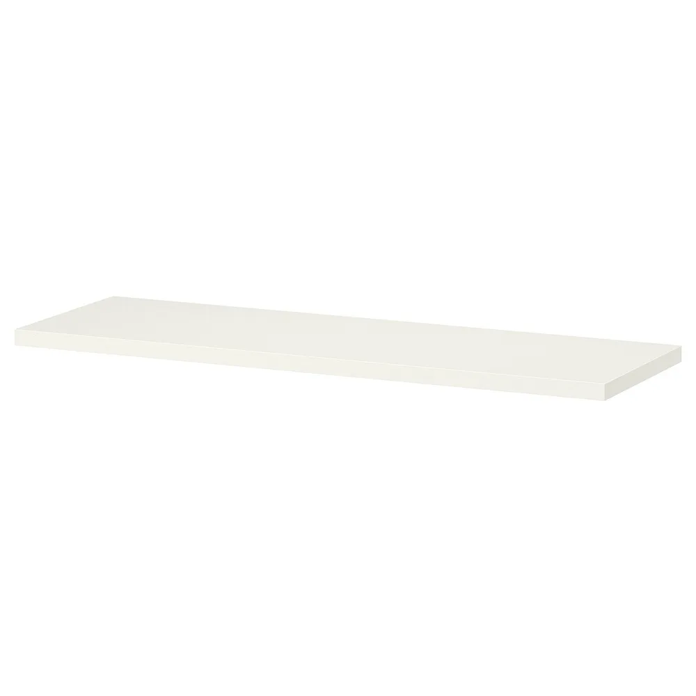 IKEA BURHULT (ИКЕА БУРХУЛТ) — Полка, белый 59х20 см