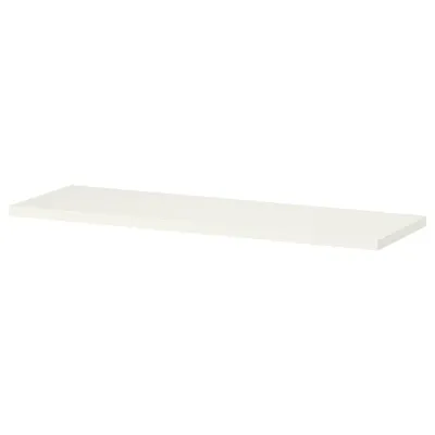 IKEA BURHULT (ИКЕА БУРХУЛТ) — Полка, белый 59х20 см