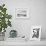 IKEA KNOPPÄNG (ИКЕА КНОППЭНГ) — Рамка, белая 13x18 см — фото 2