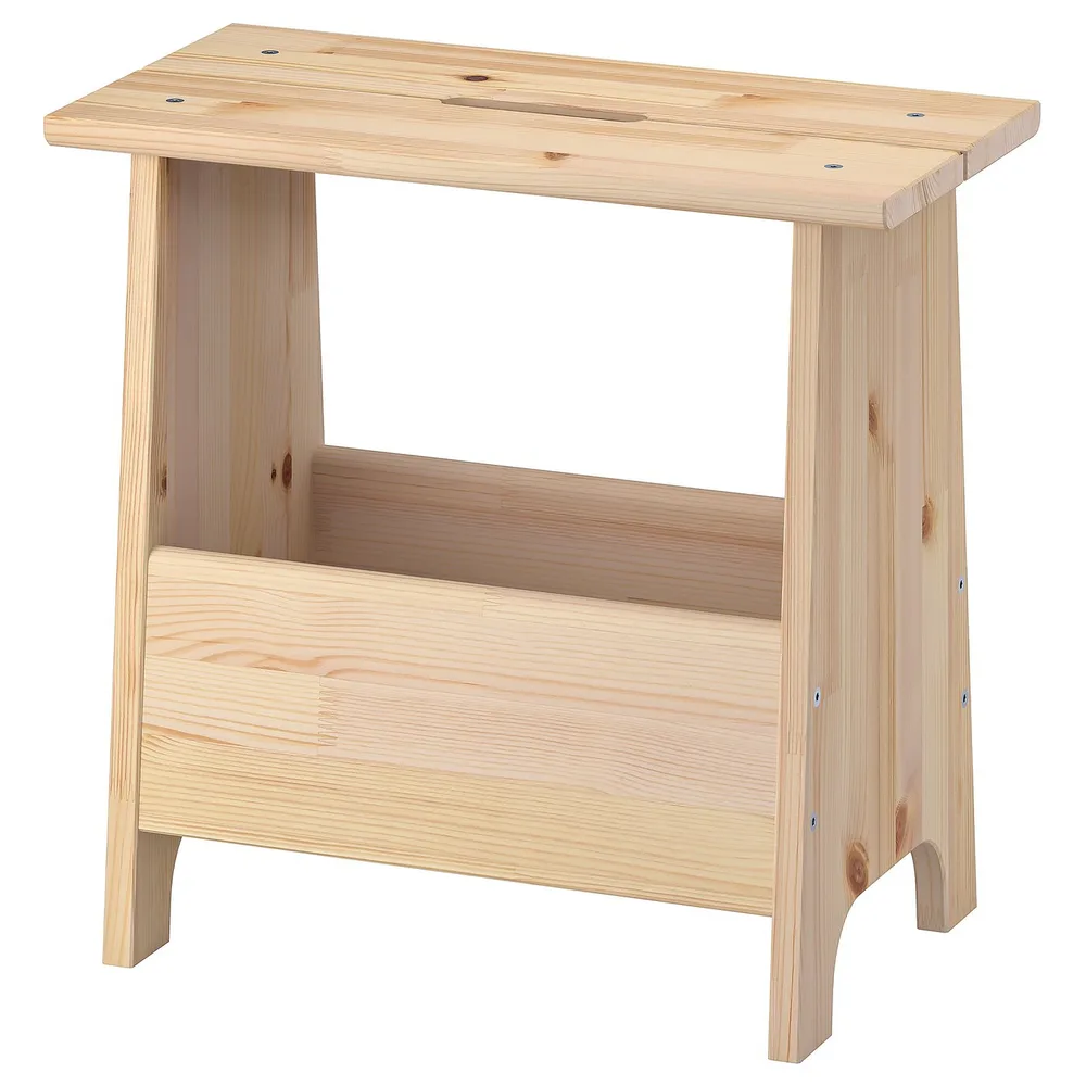 IKEA PERJOHAN (ИКЕА ПЕРЙОХАН) — Табурет с ящиком для хранения, сосна