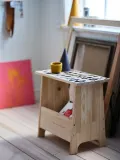 IKEA PERJOHAN (ИКЕА ПЕРЙОХАН) — Табурет с ящиком для хранения, сосна — фото 3