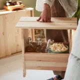 IKEA PERJOHAN (ИКЕА ПЕРЙОХАН) — Табурет с ящиком для хранения, сосна — фото 4