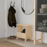 IKEA PERJOHAN (ИКЕА ПЕРЙОХАН) — Табурет с ящиком для хранения, сосна — фото 6