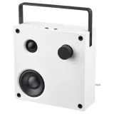 IKEA VAPPEBY (ИКЕА ВАППЕБЙ) — Колонка Bluetooth, белая, 3-е поколение, 20x20 см — фото 1