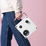 IKEA VAPPEBY (ИКЕА ВАППЕБЙ) — Колонка Bluetooth, белая, 3-е поколение, 20x20 см — фото 5
