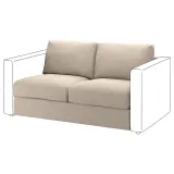 IKEA VIMLE (ИКЕА ВИМЛЕ) — Чехол на 2-местную секцию, Хилларед бежевый — фото 2