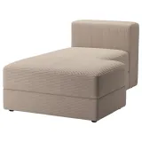 IKEA JÄTTEBO (ИКЕА ЙЭТТЕБО) — Чехол на модуль шезлонг правый, Samsala серо-бежевый — фото 2