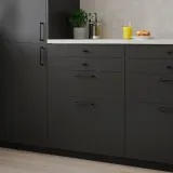 IKEA NICKEBO (ИКЕА НИКЕБО) — Фасад ящика, матовый антрацит 40х20 см — фото 3