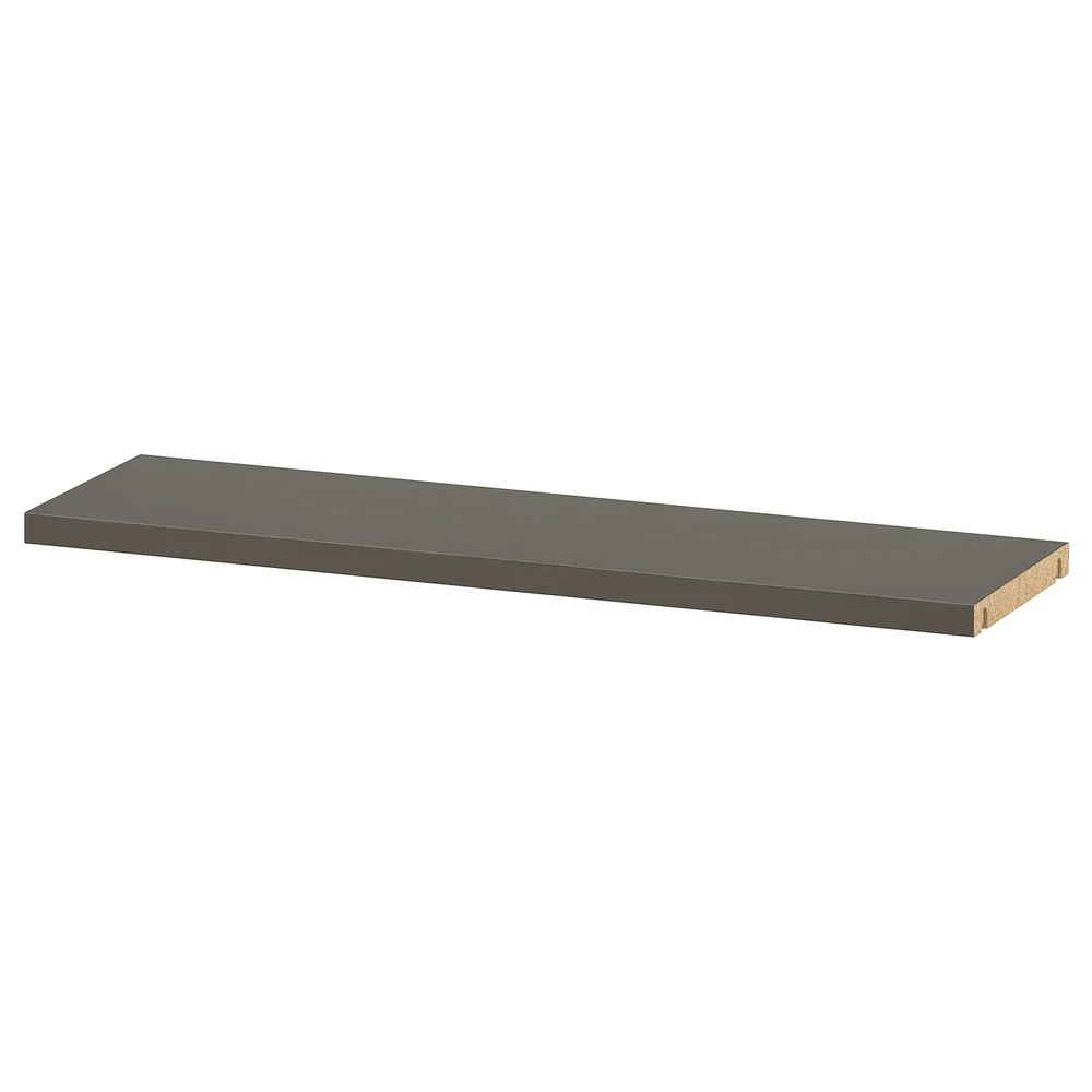 IKEA BESTÅ (ИКЕА БЕСТО) — Полка, тёмно-серый 56x16 см