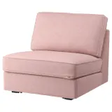 IKEA KIVIK (ИКЕА КИВИК) — Чехол на 1-местный раскладной диван, Гуннаред светло-розовый — фото 2