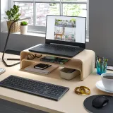 IKEA VATTENKAR (ИКЕА ВАТТЕНКАР) - Подставка под ноутбук/монитор - берёза 52x26 см — фото 2