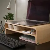 IKEA VATTENKAR (ИКЕА ВАТТЕНКАР) - Подставка под ноутбук/монитор - берёза 52x26 см — фото 3