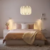IKEA SOLHETTA (ИКЕА СОЛХЕТТА) — Лампа светодиодная E27 1521 люмен, диммируемая/шар опаловый белый 95 мм — фото 2