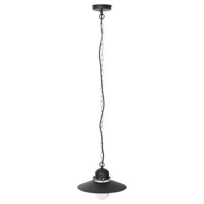IKEA UPPLID (ИКЕА УППЛИД) — Светильник подвесной уличный, чёрный 32 см