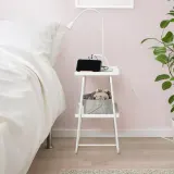 IKEA HATTÅSEN (ИКЕА ХАТТОСЕН) — Придиванный столик/стеллаж, белый — фото 3