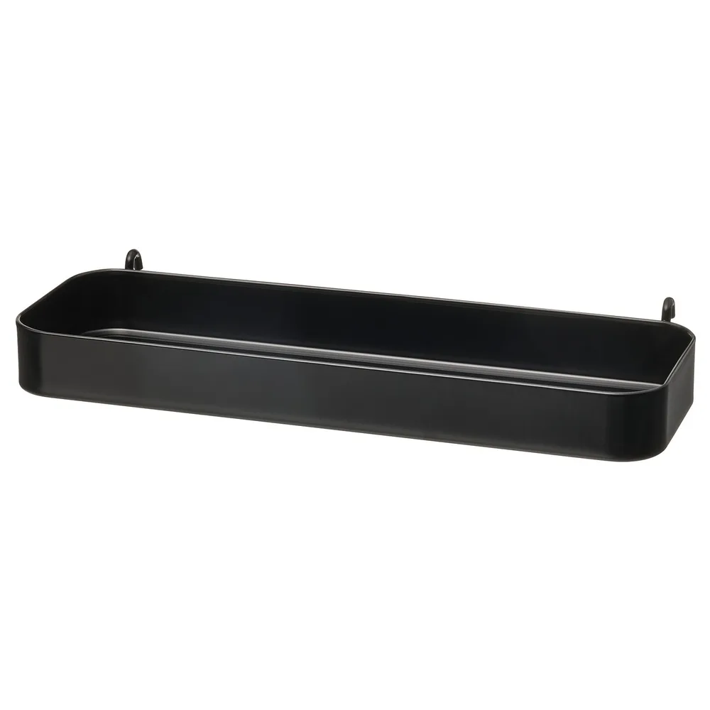 IKEA SKÅDIS (ИКЕА СКОДИС) — Полка, чёрная