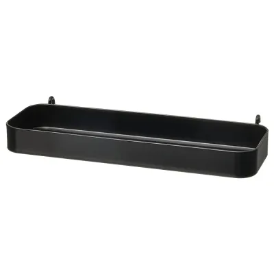 IKEA SKÅDIS (ИКЕА СКОДИС) — Полка, чёрная