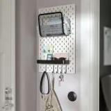 IKEA SKÅDIS (ИКЕА СКОДИС) — Полка, чёрная — фото 4